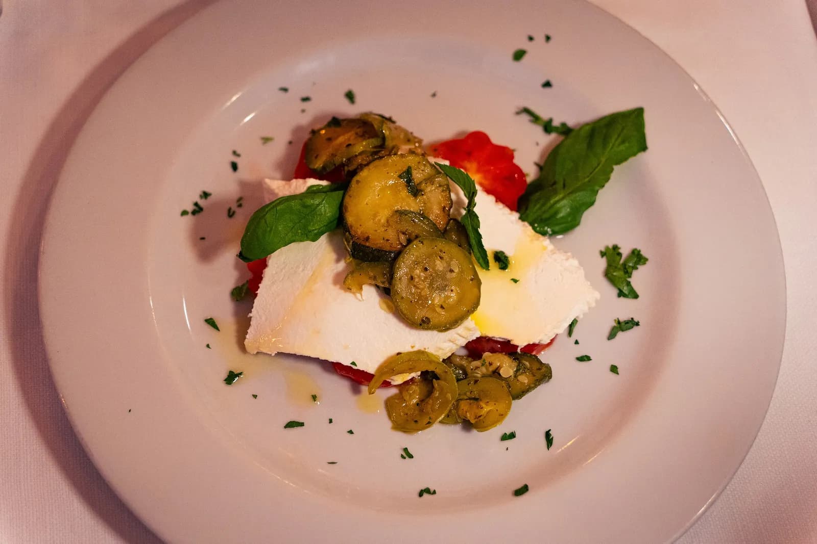 Ricotta con bietole e pomodorini